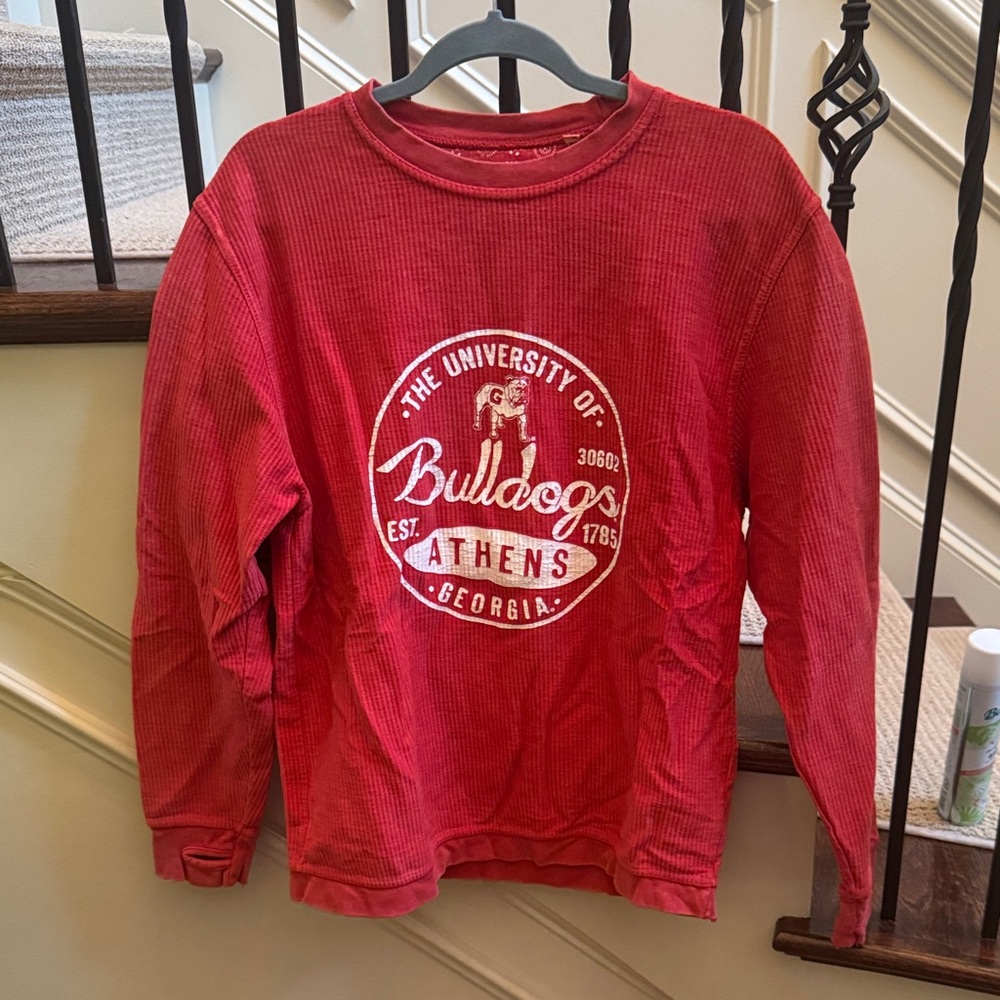 Red University of Georgia Bulldogs Sweatshirt Size XS